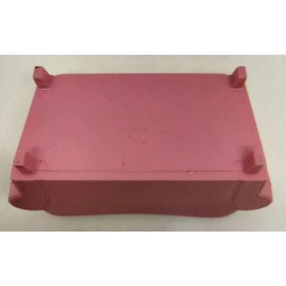 2005 FISHER PRICE Loving Family Dollhouse 5 5/8" PINK COUCH SOFA Living Room - Picture 6 of 7